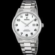 FESTINA WHITE STEEL WATCH