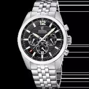 Festina Black Steel Watch image