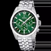 Festina Green Steel Watch image
