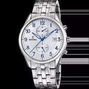 Festina White Steel Watch image