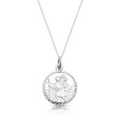 Silver Saint Christopher Medal image
