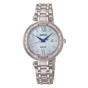 Seiko Solar Diamond &amp; Pearl Watch image