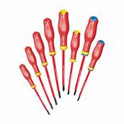 Set of 8 Insulated screwdrivers - 1000V