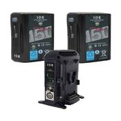 IDX Twin V-Lok Batteries and Charger Kit
