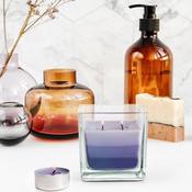 Lavender - Triple Layered Scented Candle in Glass image