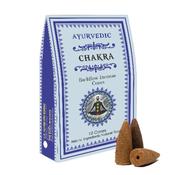 Ayurvedic BACKFLOW Incense Cones - Chakra image