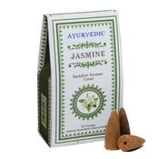 Ayurvedic BACKFLOW Incense Cones - Jasmine image