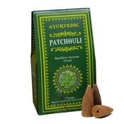Ayurvedic BACKFLOW Incense Cones - Patchouli image