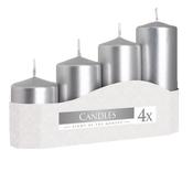 Church Candle Set - Silver image