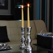 Non-Drip Taper Candles 10 pk - Gold