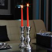Non-Drip Taper Candles 10pk - Red