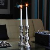 Non-Drip Taper Candles 10pk - White