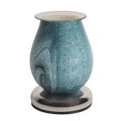 Oval Swirl Electric Wax Melt Burner Teal image