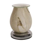 Oval Swirl Electric Wax Melt Burner Natural