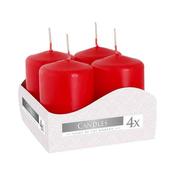 Votive Candle 4pk 6cm x 4cm - Red image