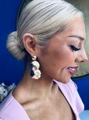 Gemini Drop Earrings Gold image