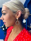 Naomi Drop Earrings Gold image