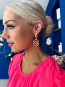 Michelle Drop Earrings Gold image