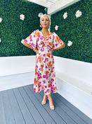 Patricia Knot Detail Midi Dress Floral image