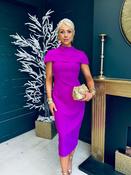 Shanna Detailed Occasion Dress Orchid image