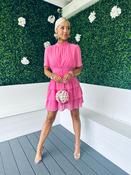 Blake Layered Mini Dress Pink image