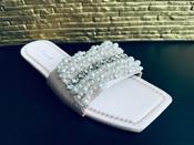 Peter Embellished Sliders Blush
