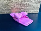 Ada Bow Sliders Pink