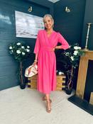 Sorse Band Detail Occasion Dress Pink