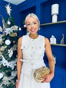 Martha Detailed Waistcoat Cream