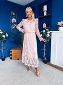 Sienna Crochet Skirt &amp; Cardi Set Pwr Pink