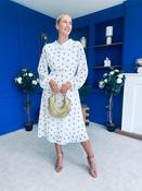 Doireann Detailed Midi Dress Polka Heart Coco White image