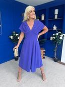 Catherine Detailed Occasion Dress Violet image