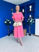 Polly Detailed Midi Dress Pink image