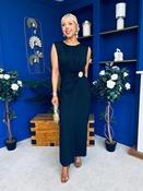 Andrea Detailed Midaxi Dress Black image