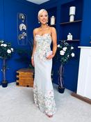 Tami Bodice Detail Occasion Dress Floral Mint