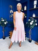 Valerie Lace Detail Occasion Dress Pwr Pink