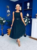 June Lace Detail Occasion Dress Black