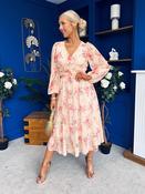 Bronagh Banded Midi Dress Yellow Floral