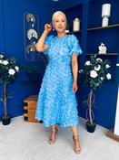 Pippa 3D Floral Occasion Dress Baby Blue Pre Order 21 May image