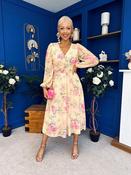 Bronagh Banded Midi Dress Floral Primrose image