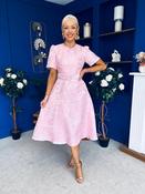 Patricia Jacquard Occasion Dress Pink image
