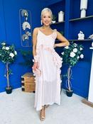 Frida Drap Detail Occasion Dress Pink image