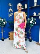 Lois Mazi Shift Dress Floral Cream