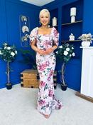Melanie Detailed Occasion Dress Floral image