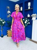 Dee Twist Detail Midi Dress Violet image