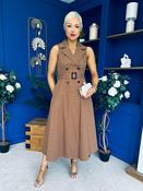 Berkley Belted Midi Dress Polka Coco image
