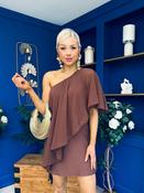 Francesca Cape Detail Shift Dress Coco