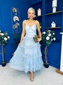 Rylan Layered Tulle Occasion Dress Blue image