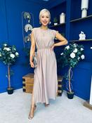 Antonia Detailed Top &amp; Skirt Set Taupe
