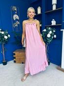 Ashley Beaded Para Maxi Dress Dress Pink image